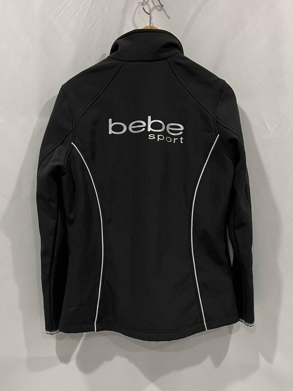Black Bebe Sport Zip-up Jacket Size M